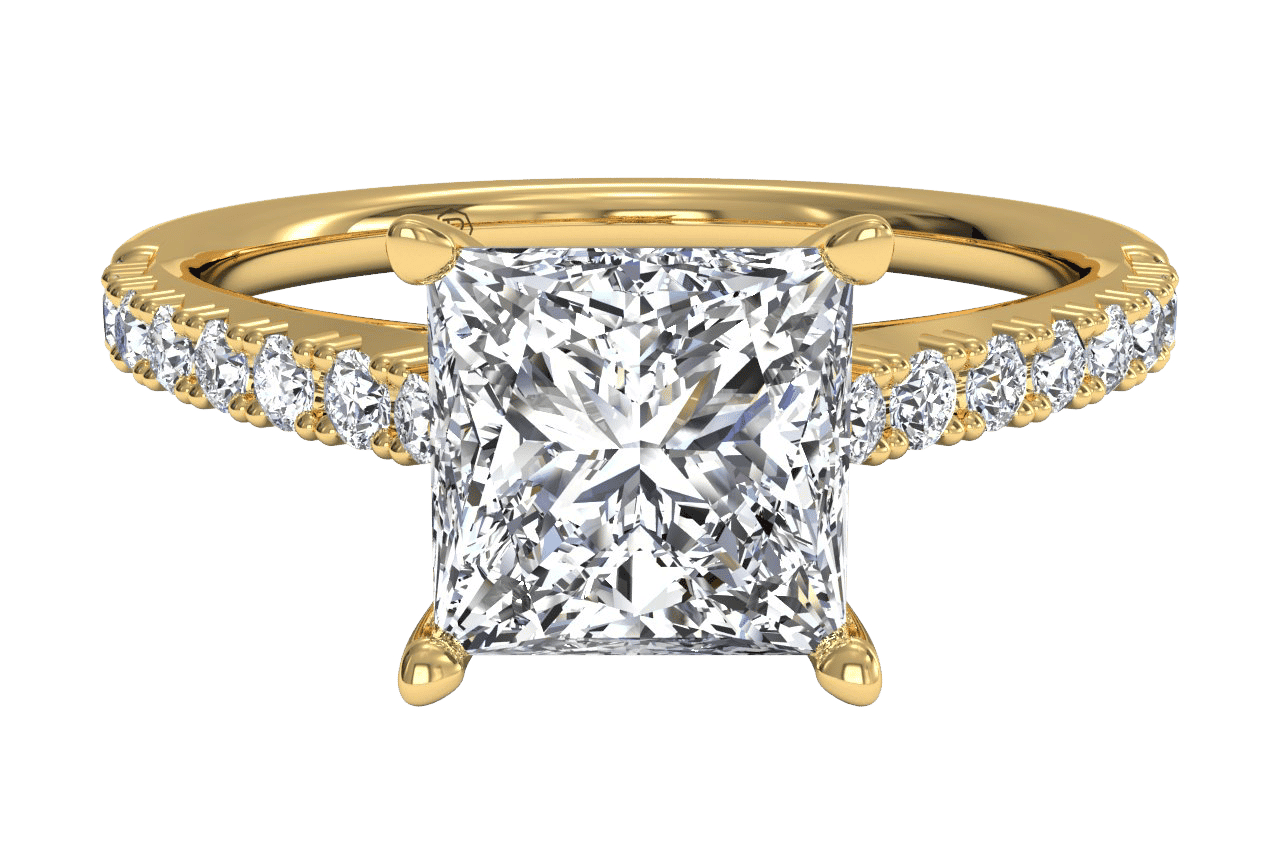 The Adele / 1.83 CTW Princess Lab Diamonds
