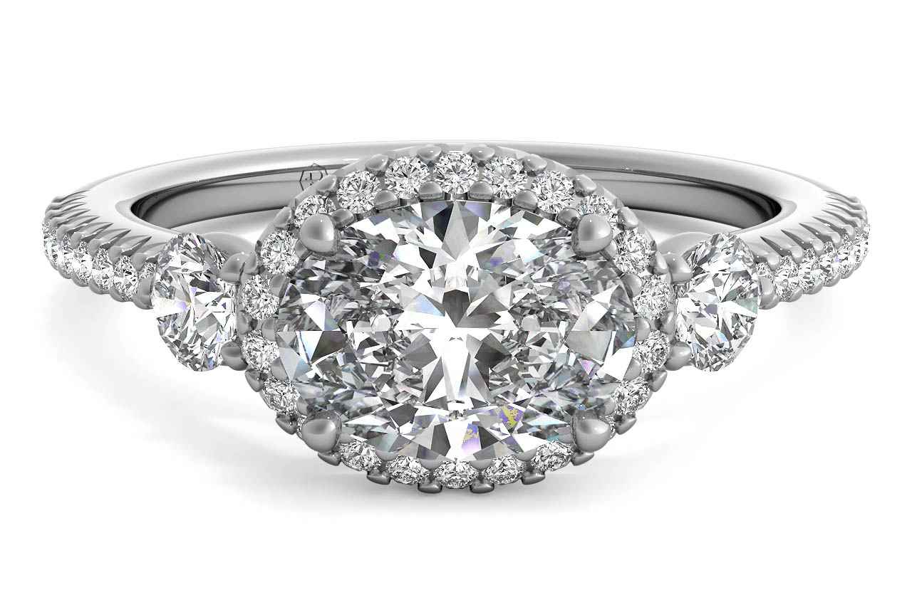 The Emelia / 1.6 CTW Oval Lab Diamonds