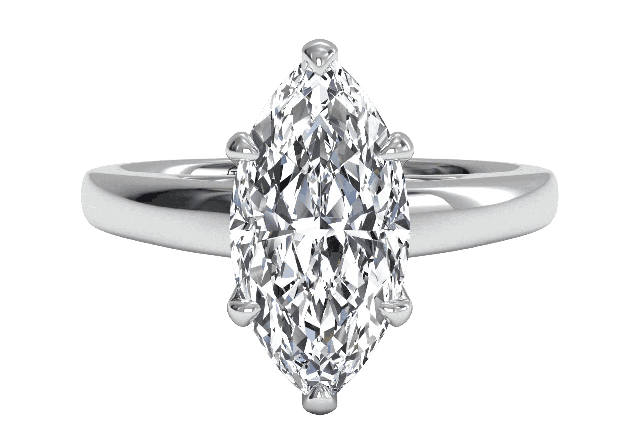 The Siena / 1.38 CTW Marquise Lab Diamonds