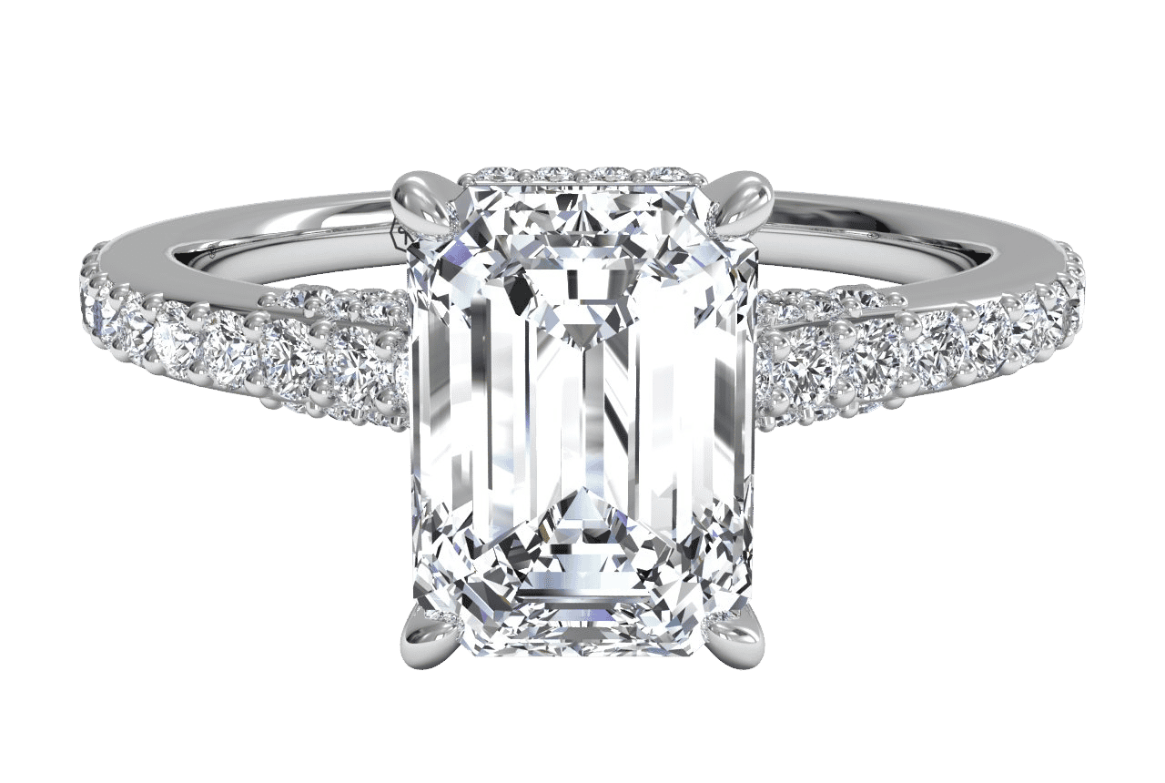The Harper / 0.71 CTW Emerald Lab Diamonds