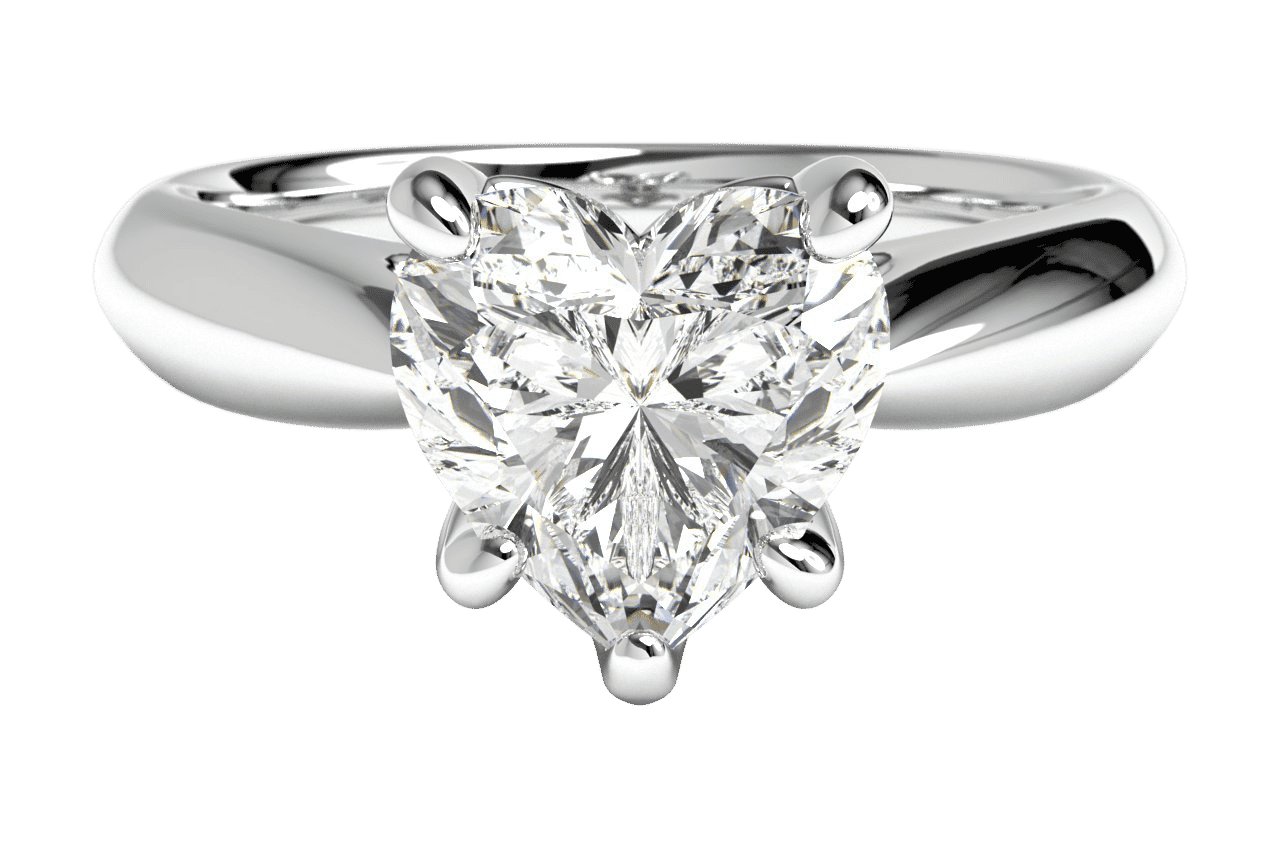 The Jasmine / 0.7 CTW Heart Lab Diamonds