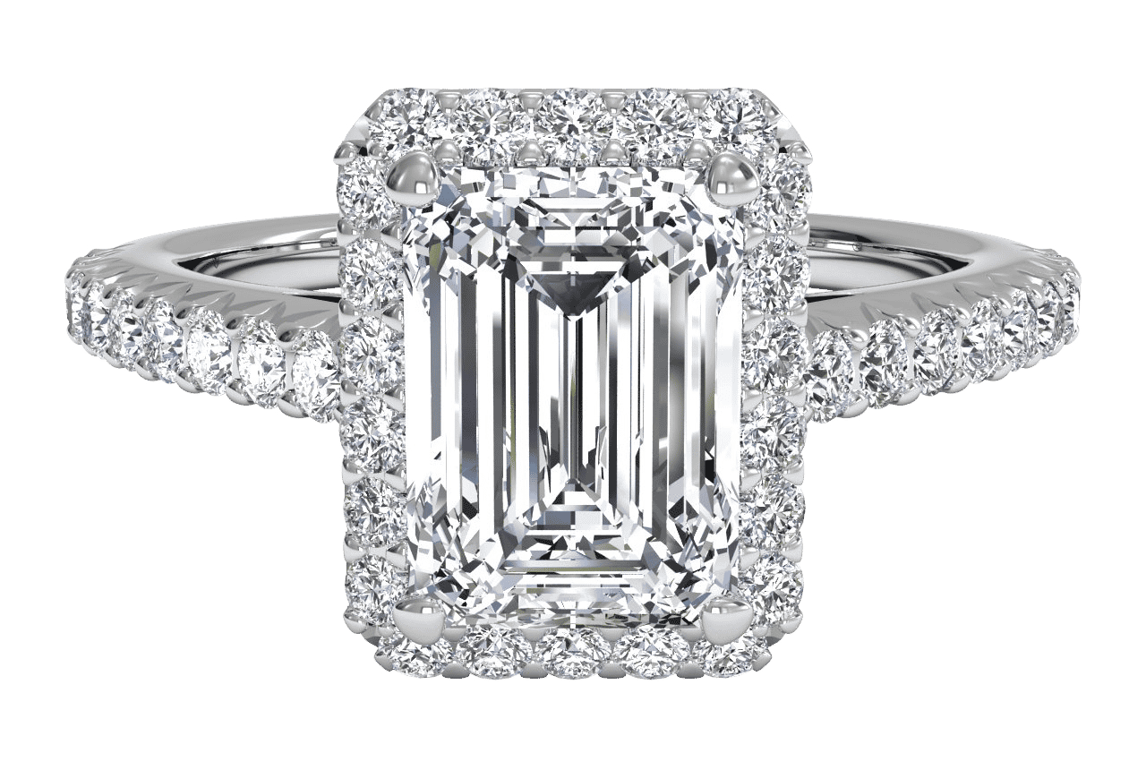 The Laura / 4.02 CTW Emerald Lab Diamonds