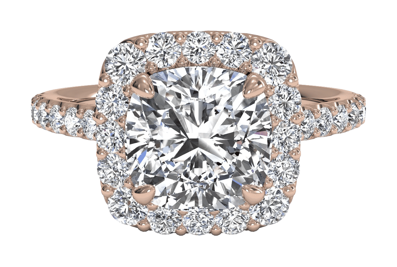 The Aria / 2.01 CTW Cushion Lab Diamonds