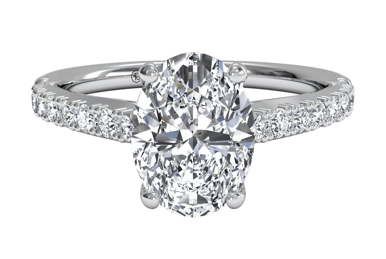 The Adele / 3.01 CTW Oval Lab Diamonds