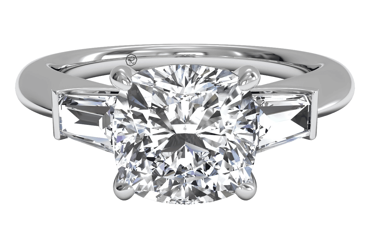 The Emma / 1.35 CTW Cushion Lab Diamonds
