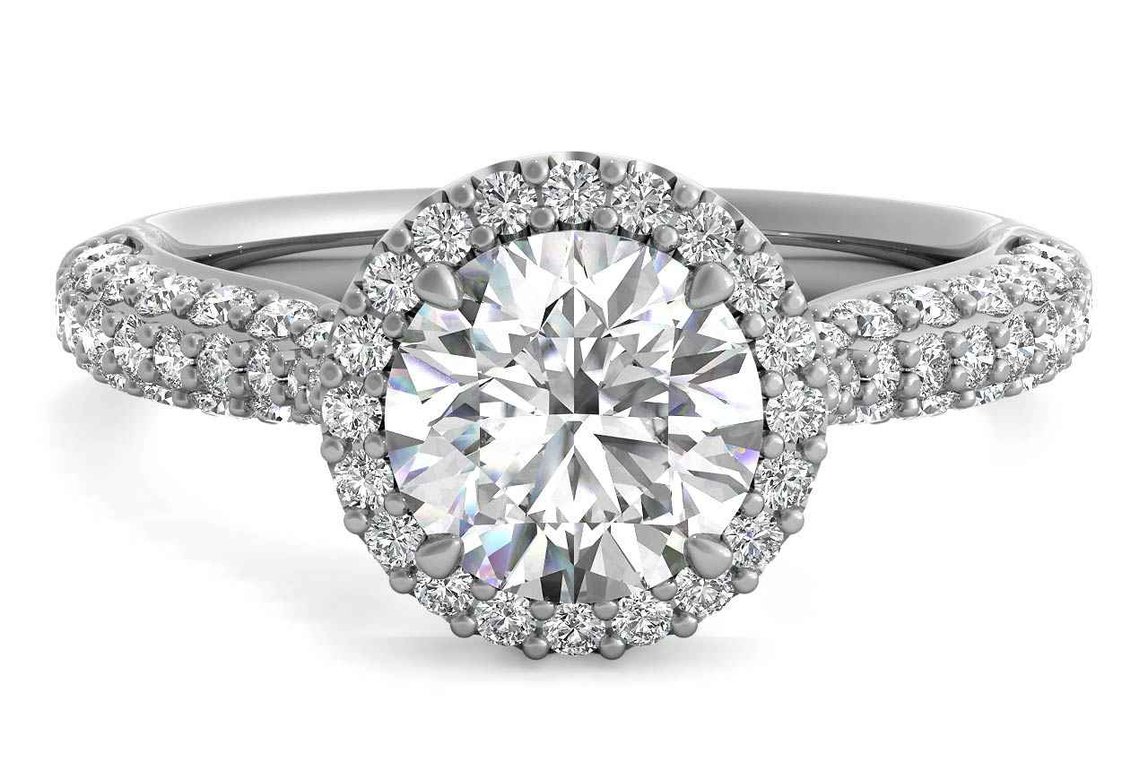 The Leilani / 4 CTW Round Lab Diamonds