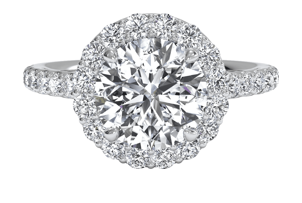 The Layla / 2.05 CTW Pear Lab Diamonds