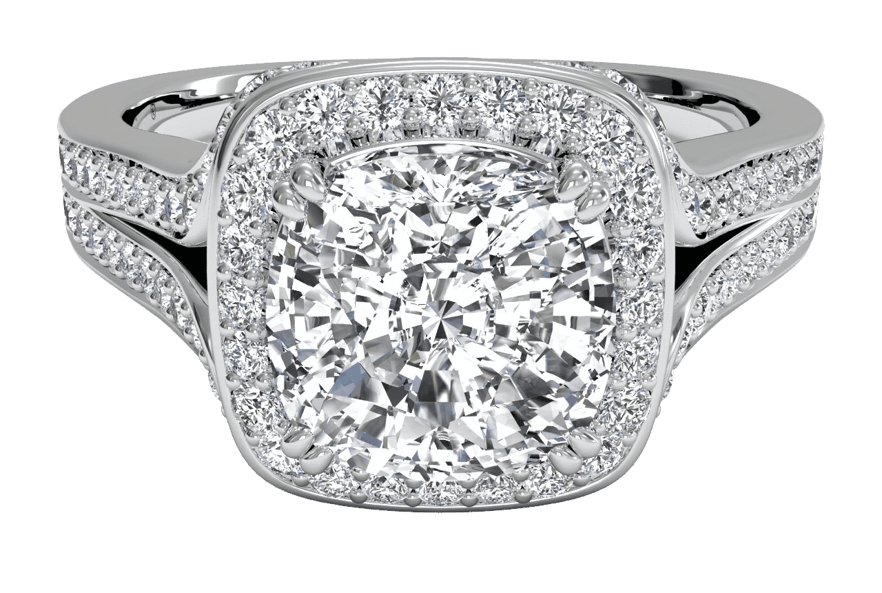 The Giulia / 2.01 CTW Cushion Lab Diamonds