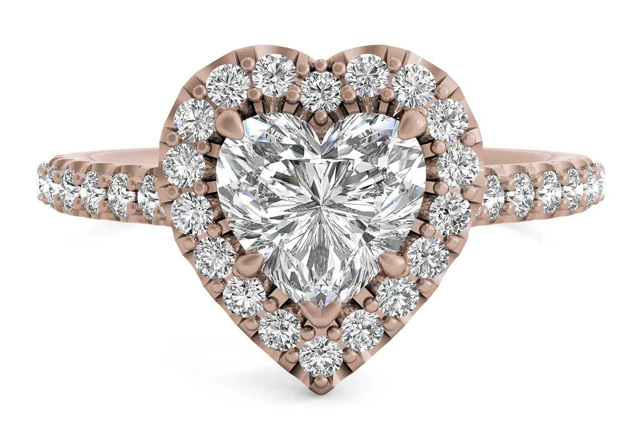 The Layla / 1.36 CTW Heart Lab Diamonds