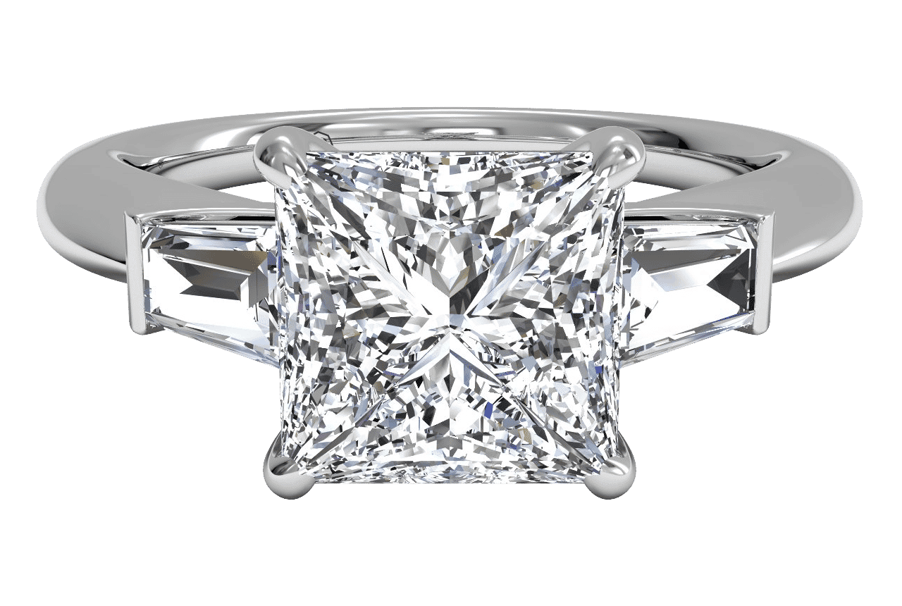 The Emma / 2.66 CTW Princess Lab Diamonds
