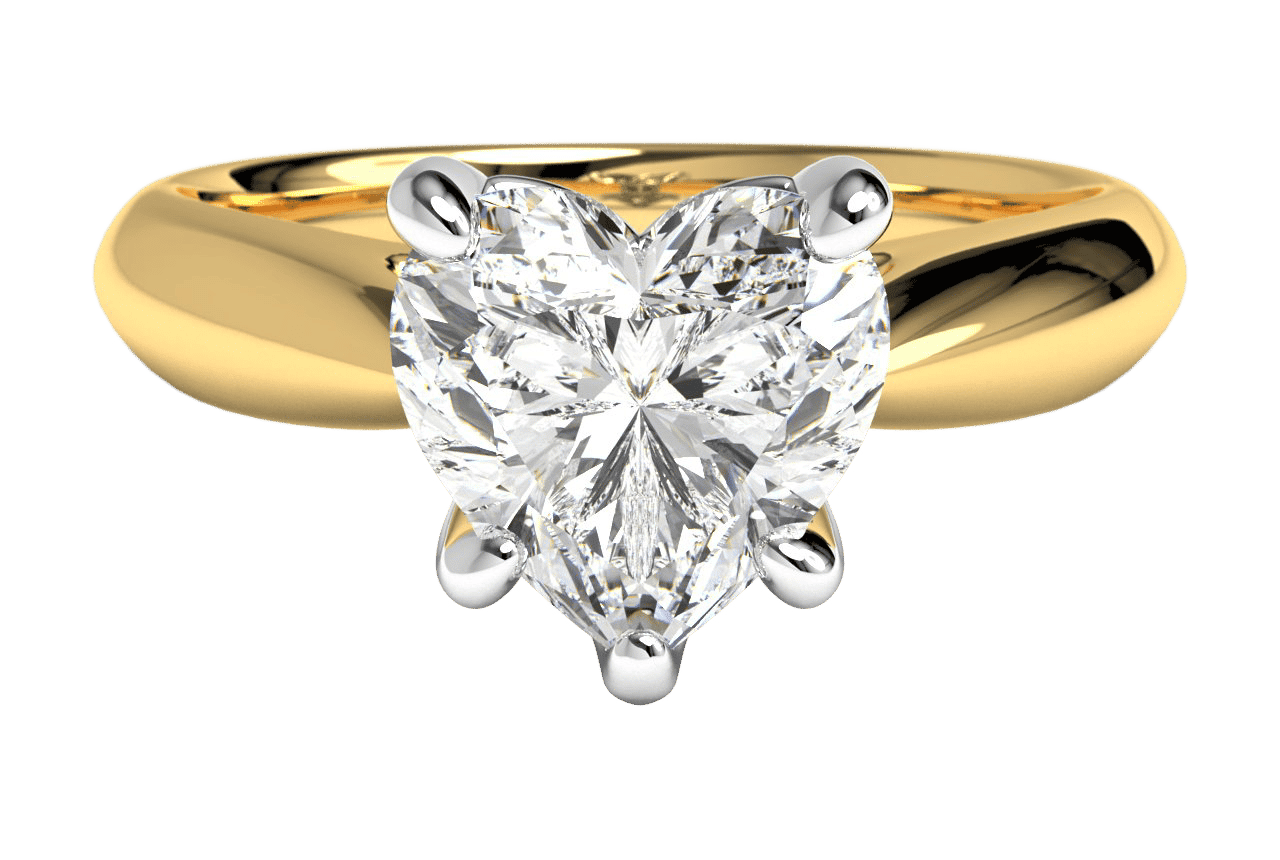 The Jasmine / 1.36 CTW Heart Lab Diamonds