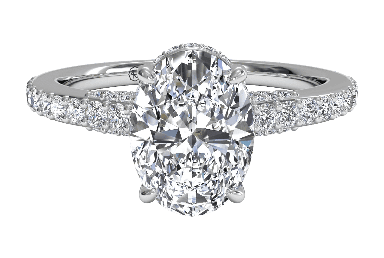 The Harper / 3.01 CTW Oval Lab Diamonds