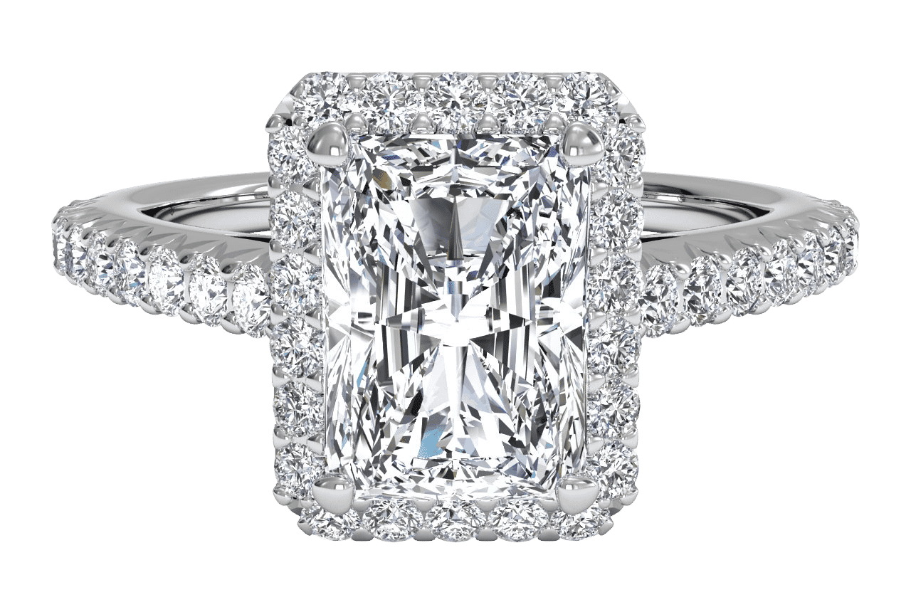 The Laura / 2 CTW Radiant Lab Diamonds