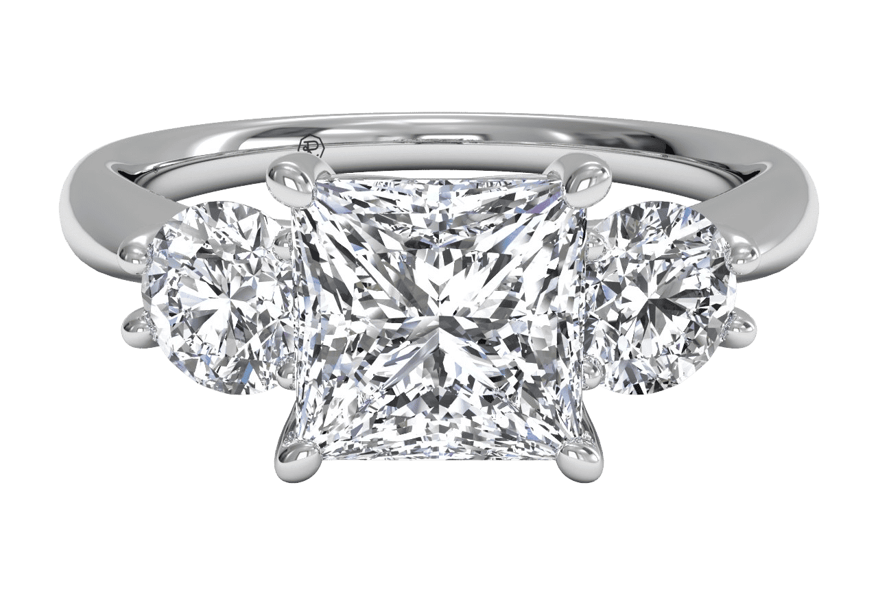The Olivia / 2.66 CTW Princess Lab Diamonds
