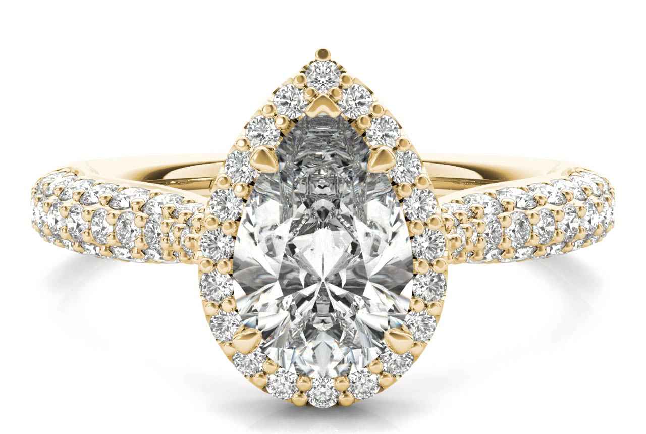 The Leilani / 0.41 CTW Pear Diamonds