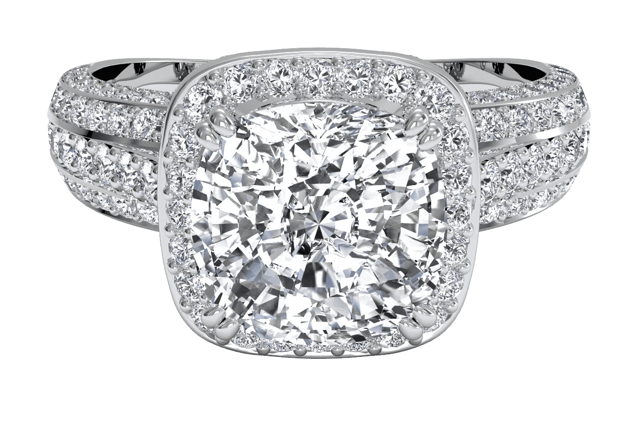 The Marisa / 2.01 CTW Cushion Lab Diamonds