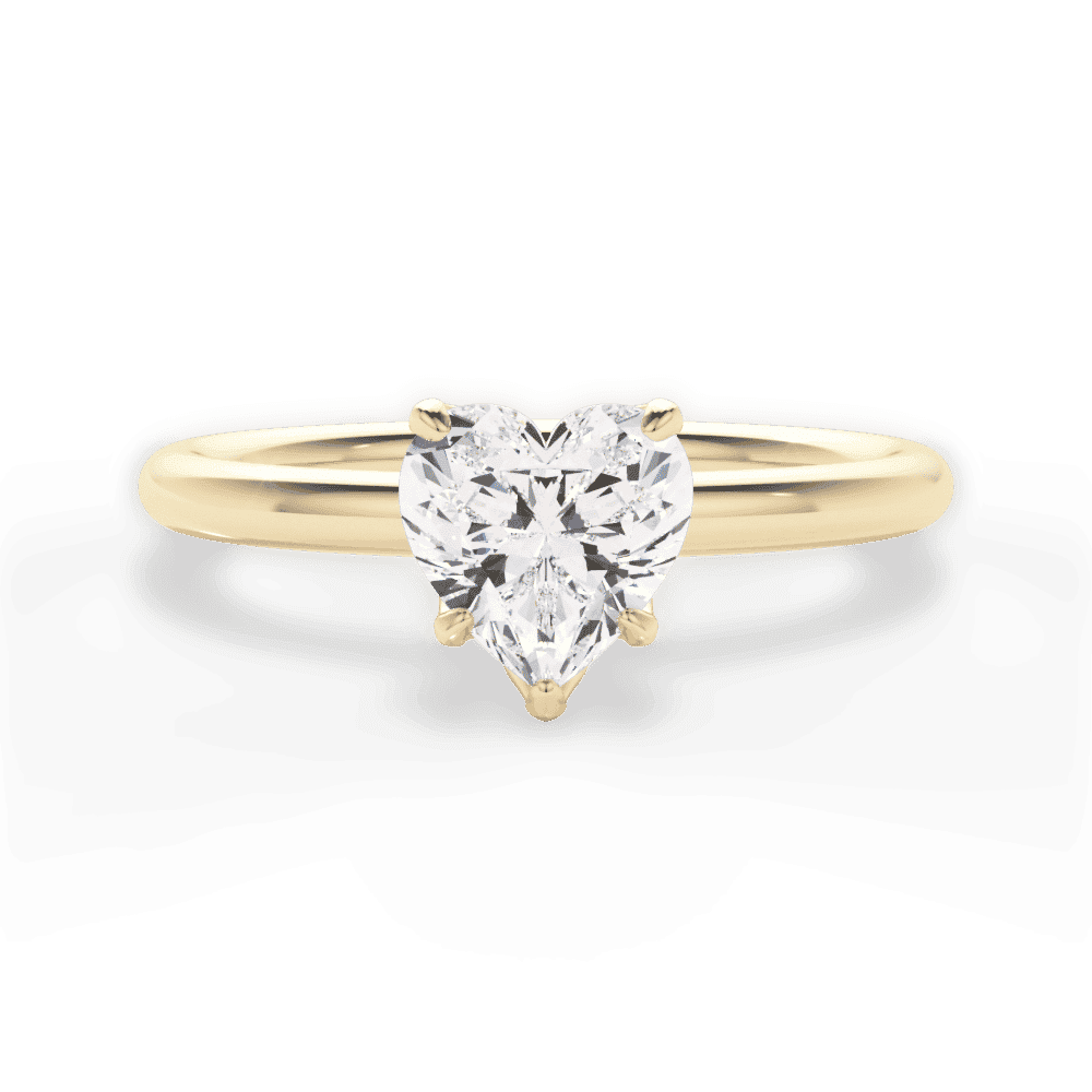 14kt Yellow Gold/18kt Yellow Gold/heart/top