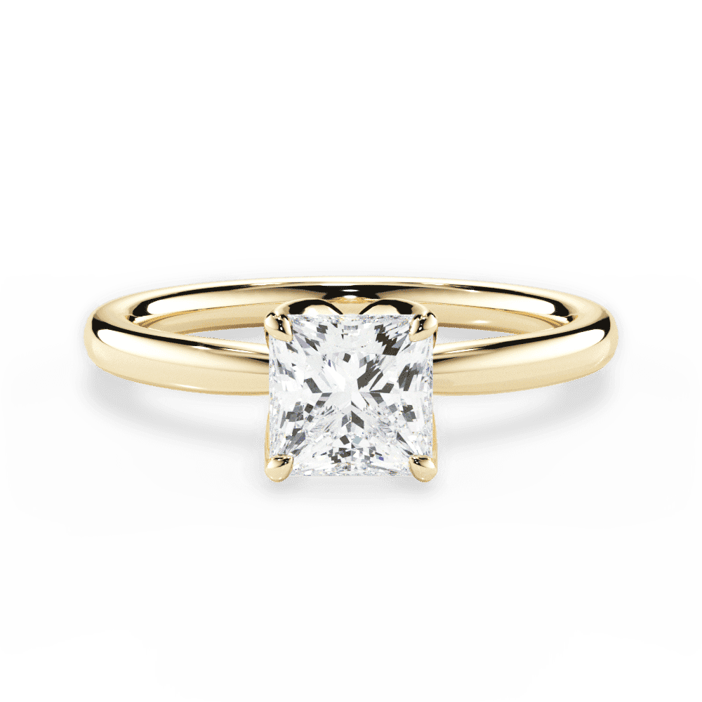 14kt Yellow Gold/18kt Yellow Gold/princess/top