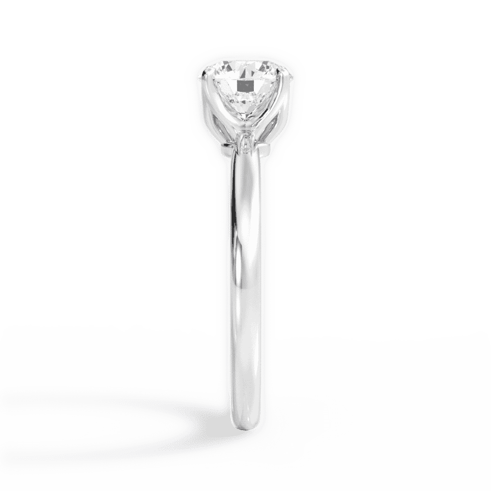 14kt White Gold/18kt White Gold/Platinum/round/side