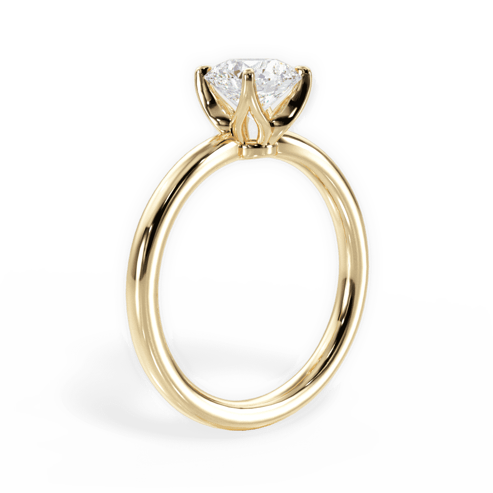 14kt Yellow Gold/18kt Yellow Gold/round/front