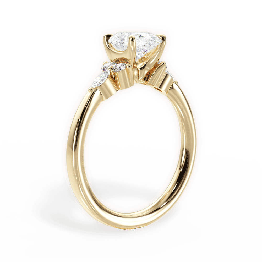 14kt Yellow Gold/18kt Yellow Gold/oval/front