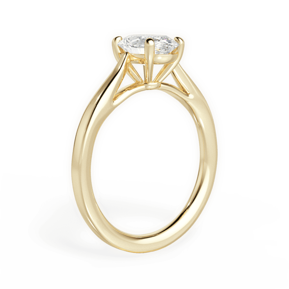 14kt Yellow Gold/18kt Yellow Gold/oval/front