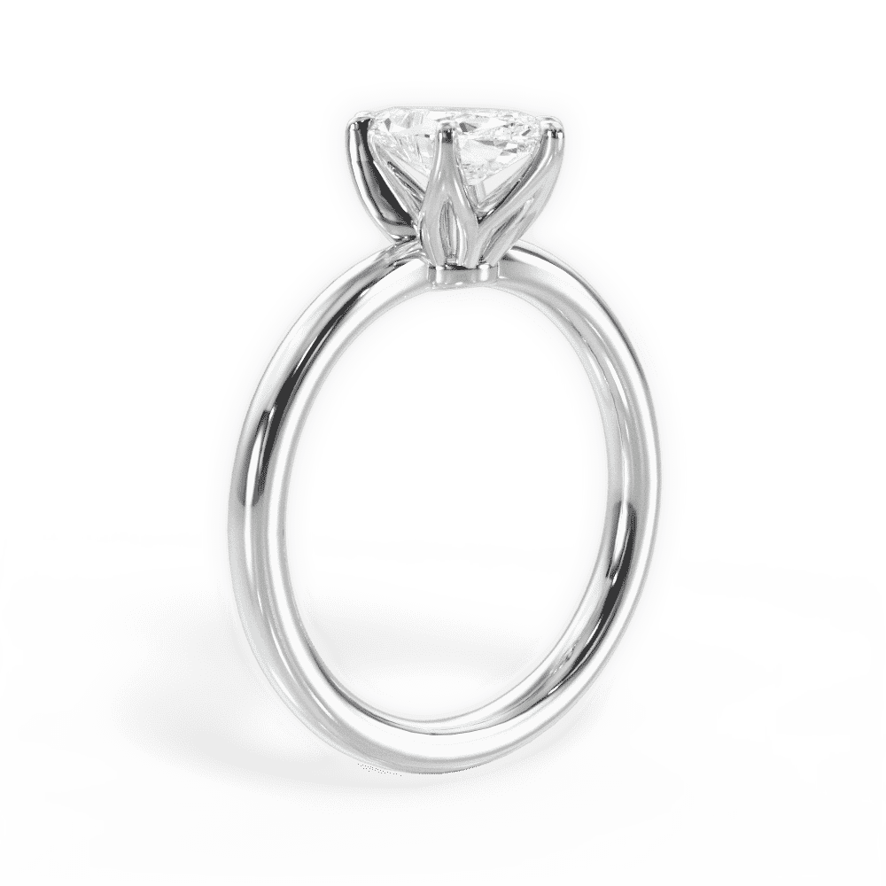 14kt White Gold/18kt White Gold/Platinum/marquise/front
