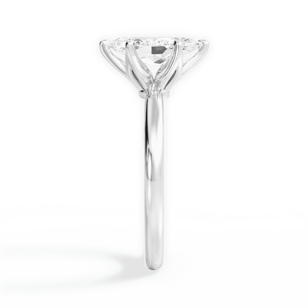 14kt White Gold/18kt White Gold/Platinum/marquise/perspective