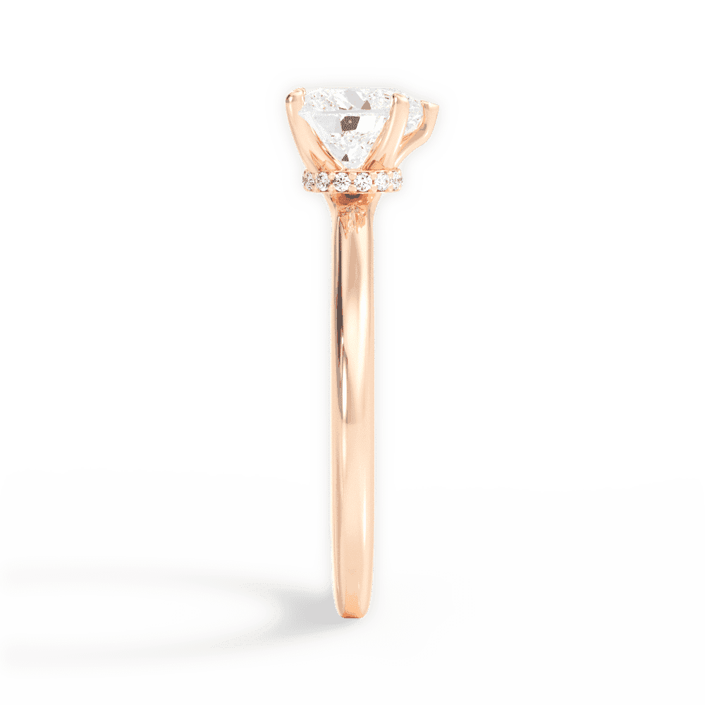 14kt Rose Gold/18kt Rose Gold/heart/perspective
