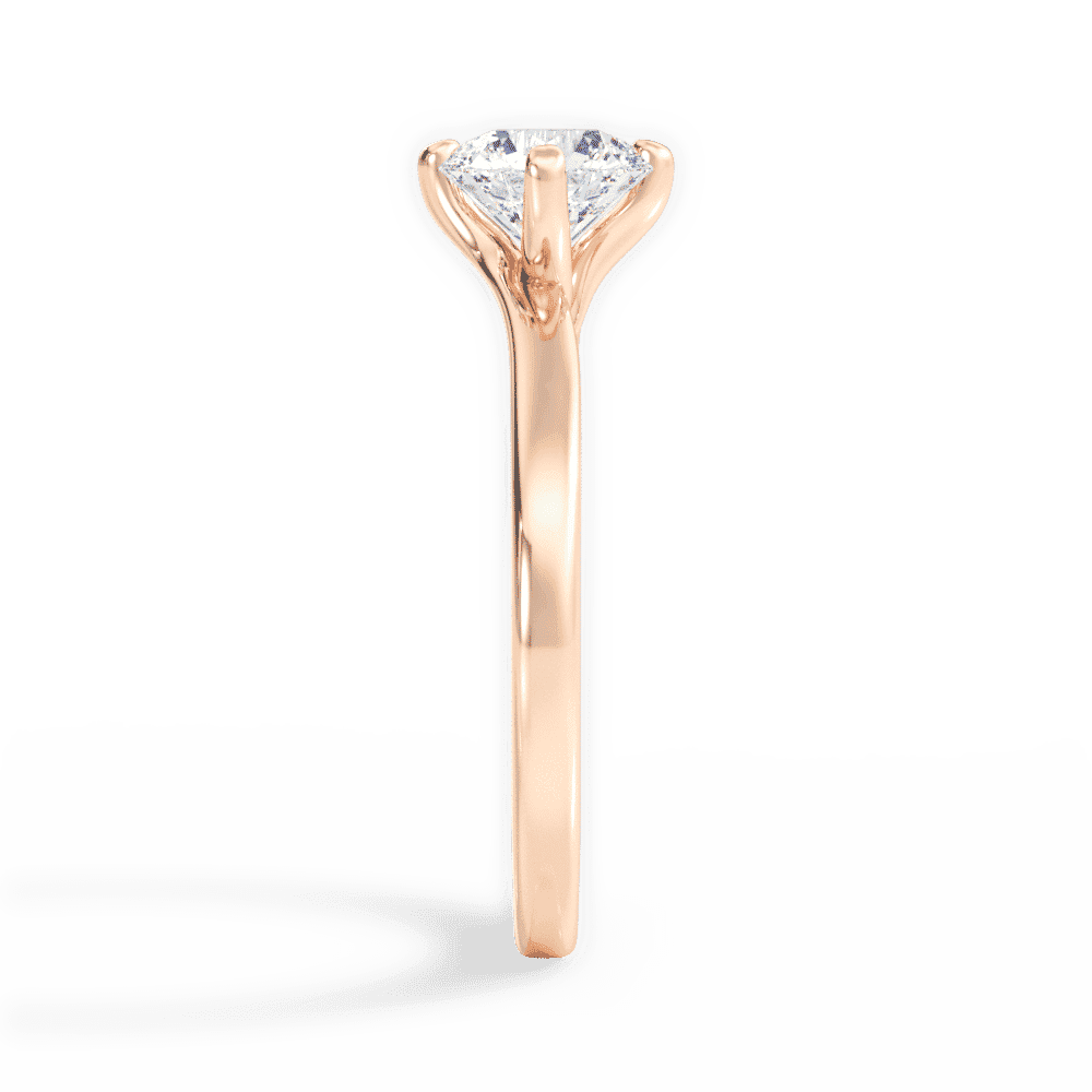 14kt Rose Gold/18kt Rose Gold/round/perspective