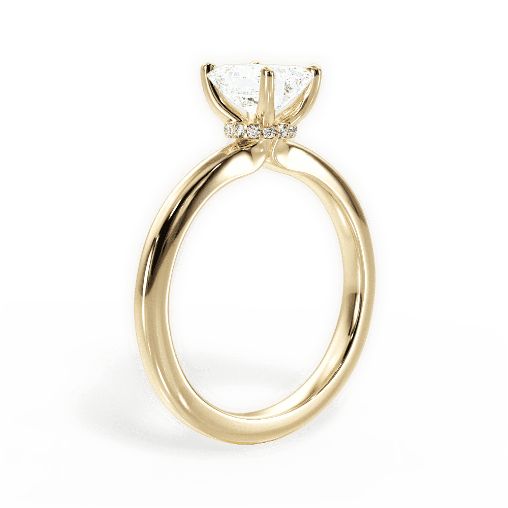 14kt Yellow Gold/18kt Yellow Gold/emerald/front