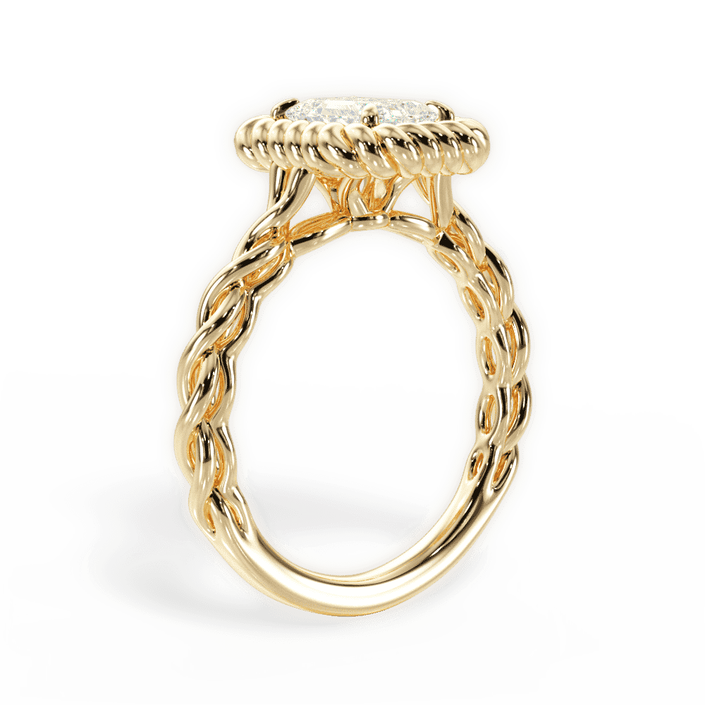 14kt Yellow Gold/18kt Yellow Gold/emerald/front