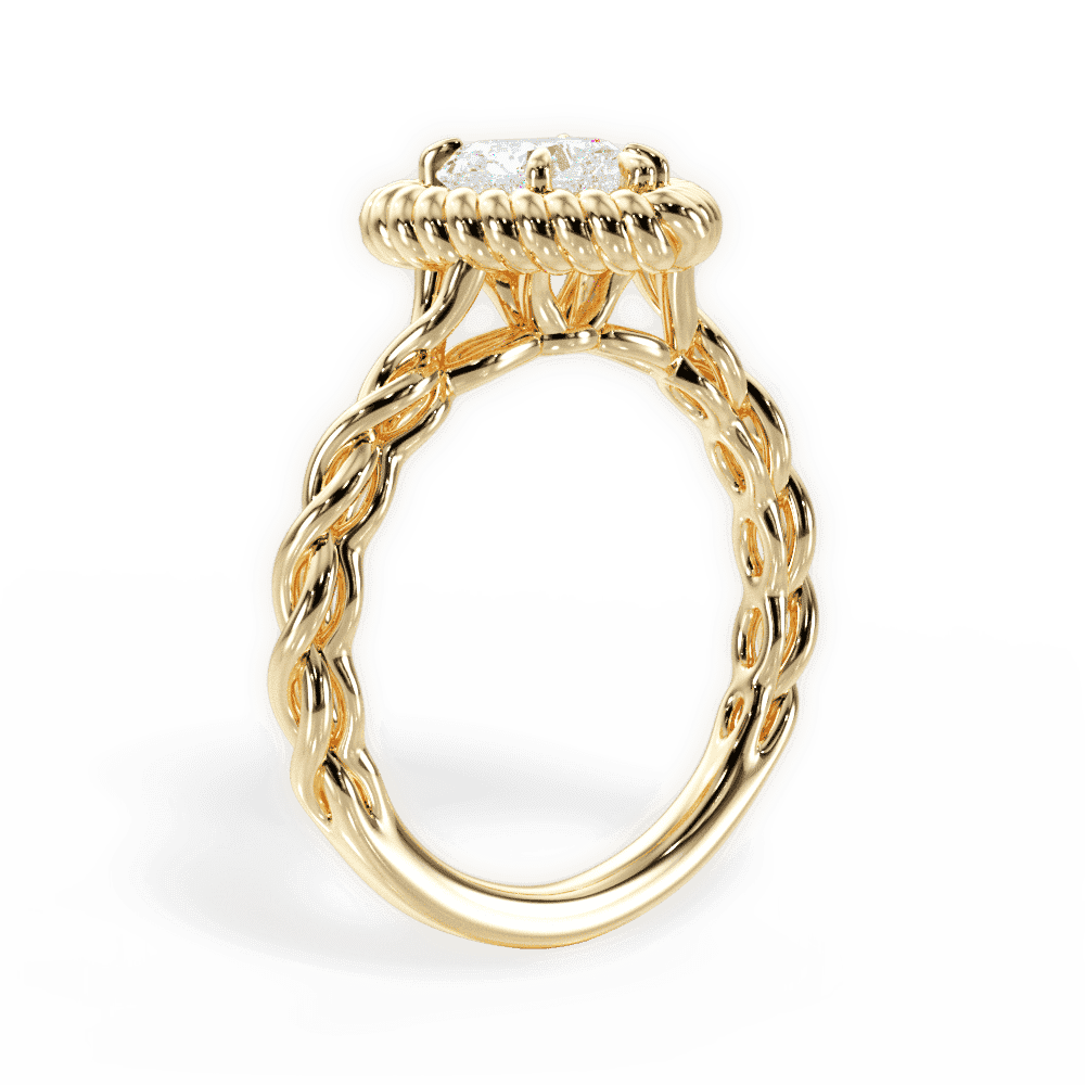 14kt Yellow Gold/18kt Yellow Gold/heart/front