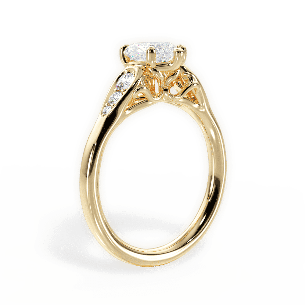 14kt Yellow Gold/18kt Yellow Gold/heart/front