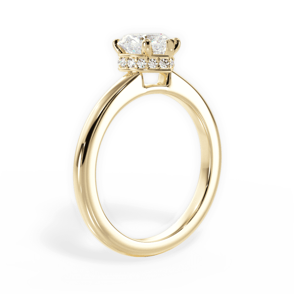 14kt Yellow Gold/18kt Yellow Gold/heart/front