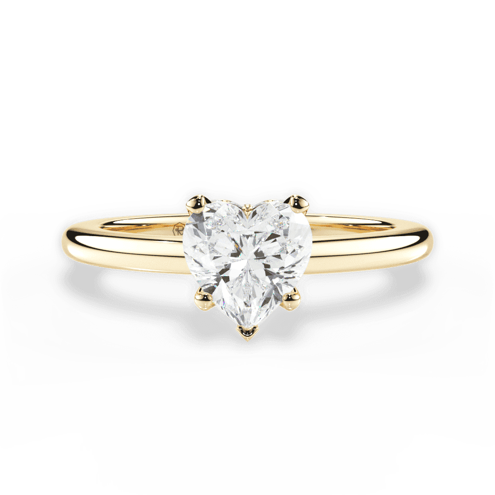 14kt Yellow Gold/18kt Yellow Gold/heart/top
