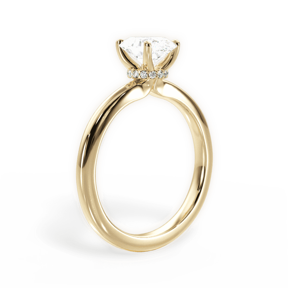 14kt Yellow Gold/18kt Yellow Gold/oval/front
