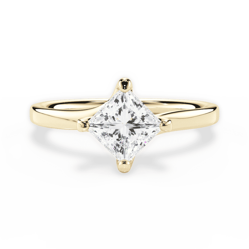 14kt Yellow Gold/18kt Yellow Gold/princess/top
