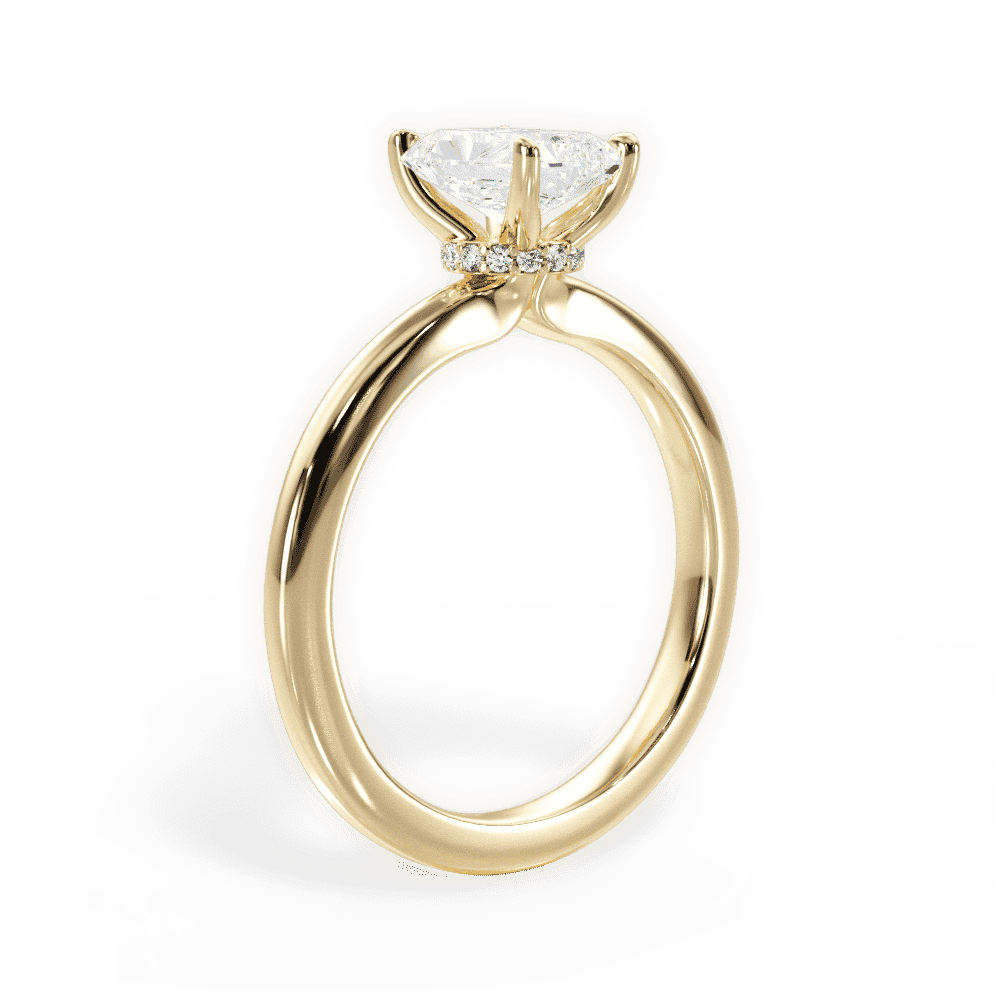 14kt Yellow Gold/18kt Yellow Gold/radiant/front