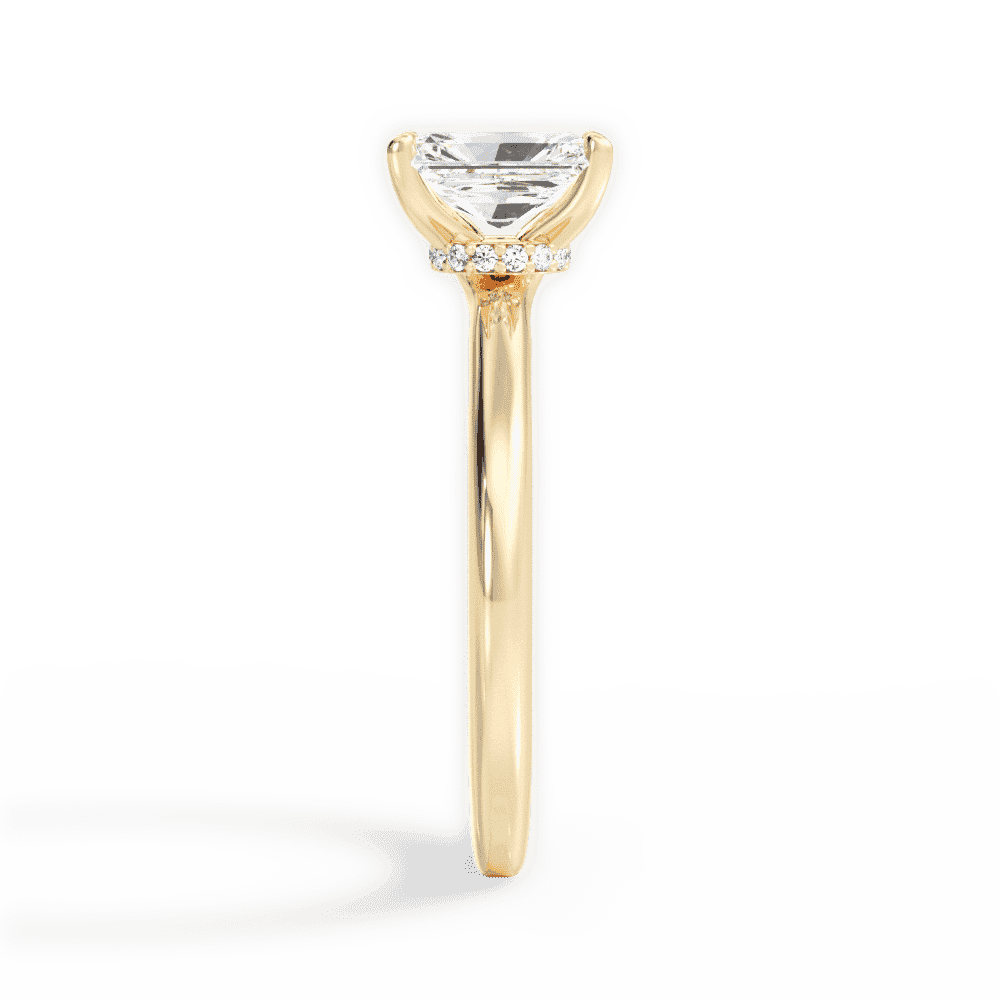 14kt Yellow Gold/18kt Yellow Gold/radiant/perspective