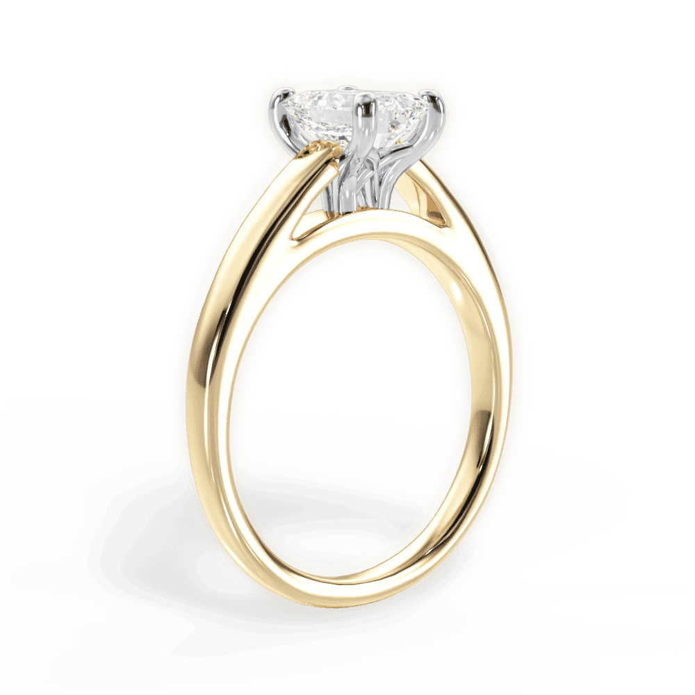 14kt Yellow Gold/18kt Yellow Gold/emerald/front