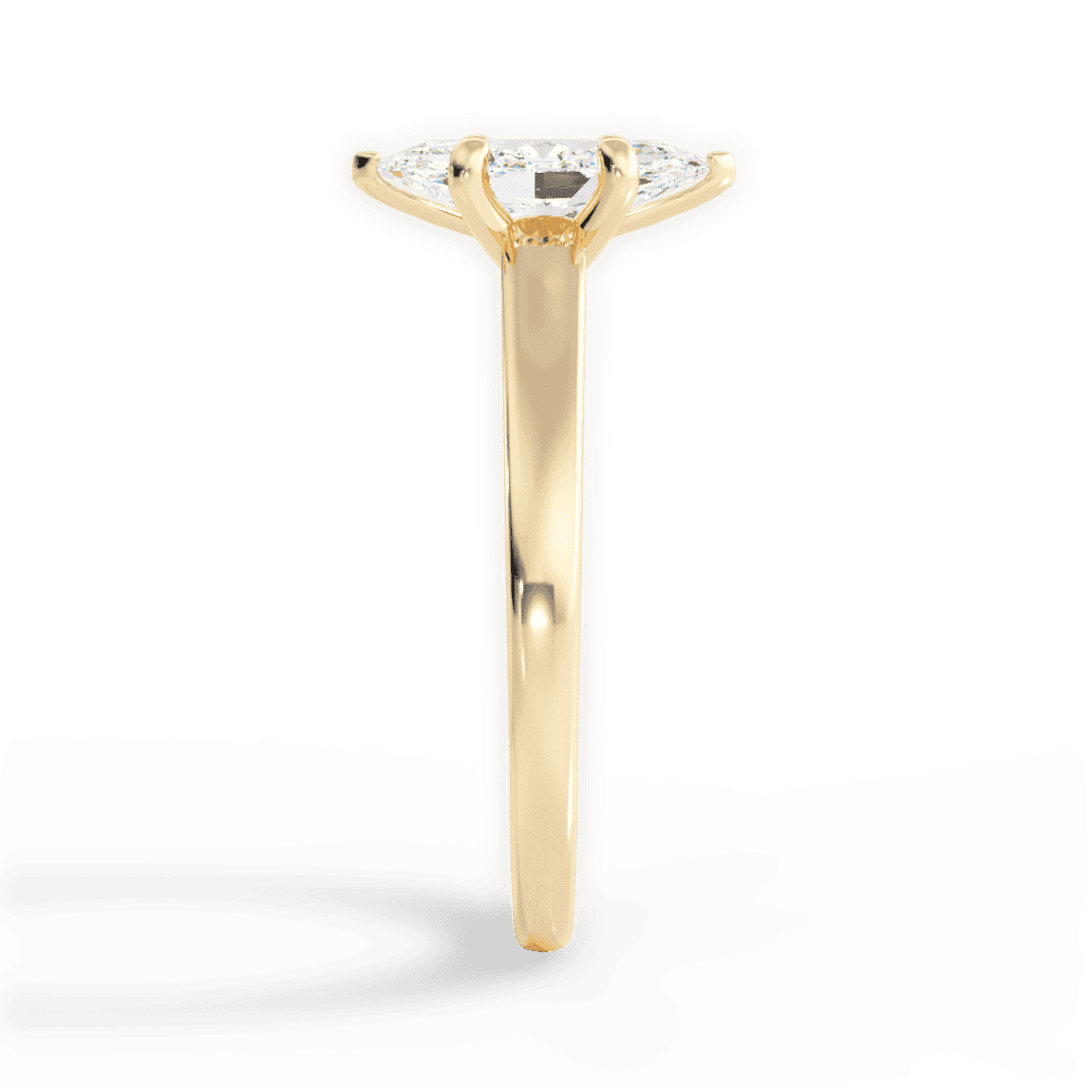 14kt Yellow Gold/18kt Yellow Gold/marquise/side