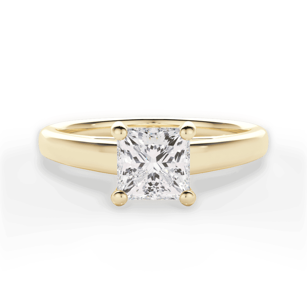 14kt Yellow Gold/18kt Yellow Gold/princess/top