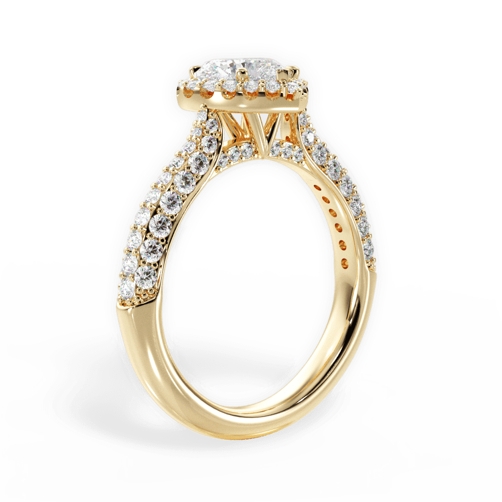 14kt Yellow Gold/18kt Yellow Gold/heart/front