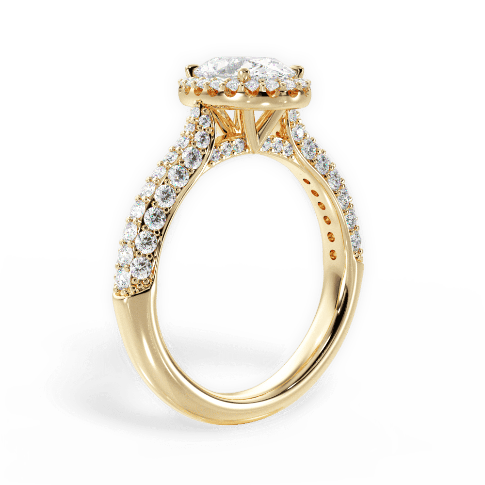 14kt Yellow Gold/18kt Yellow Gold/oval/front