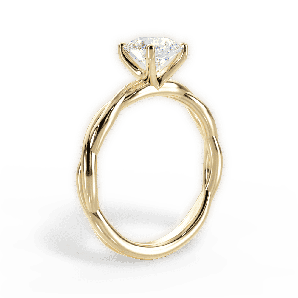 14kt Yellow Gold/18kt Yellow Gold/round/front