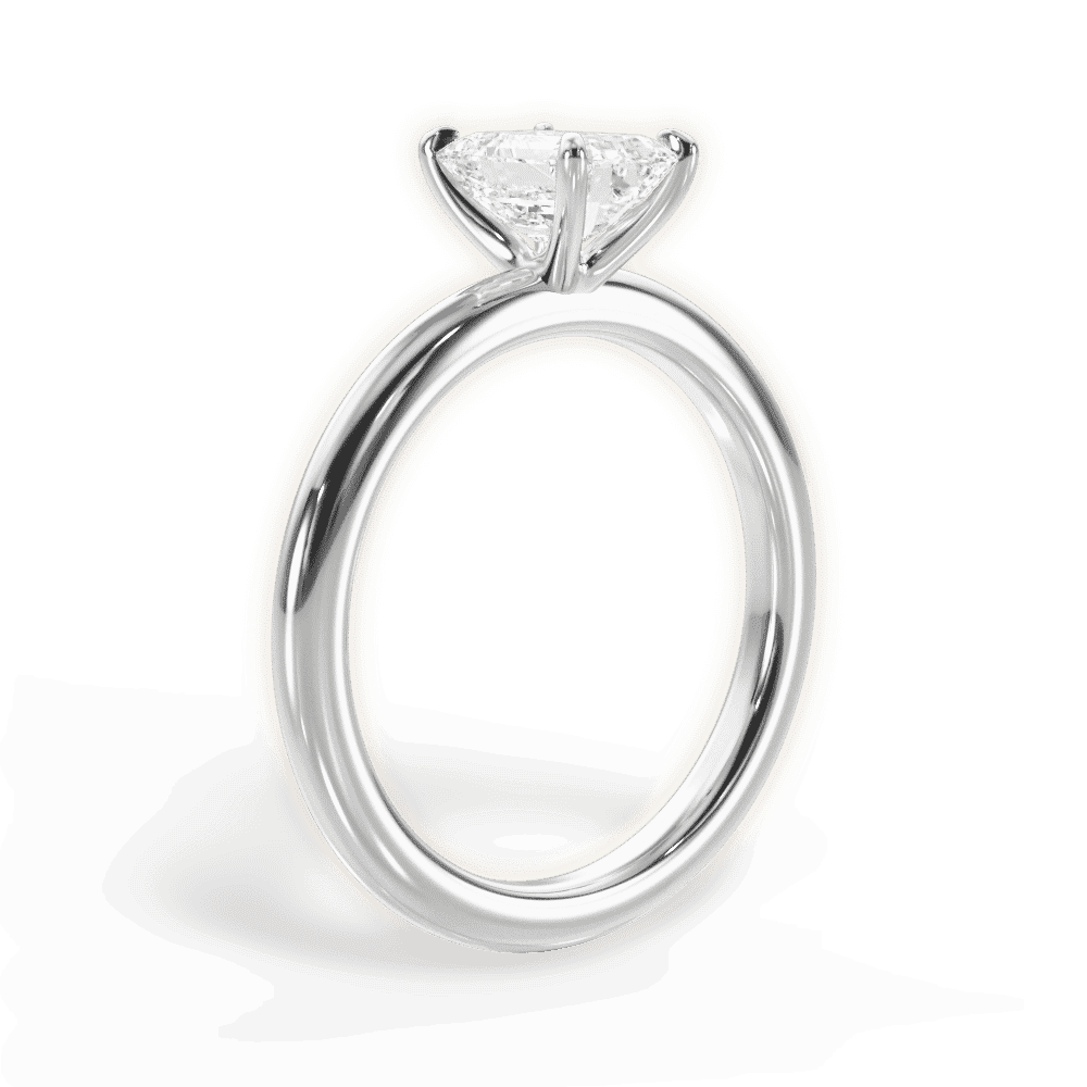14kt White Gold/18kt White Gold/Platinum/emerald/front