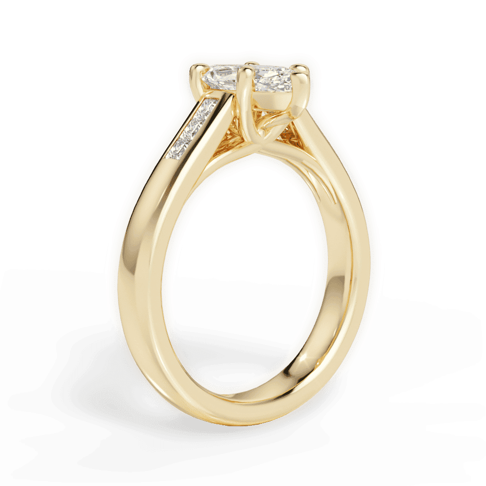 14kt Yellow Gold/18kt Yellow Gold/marquise/front