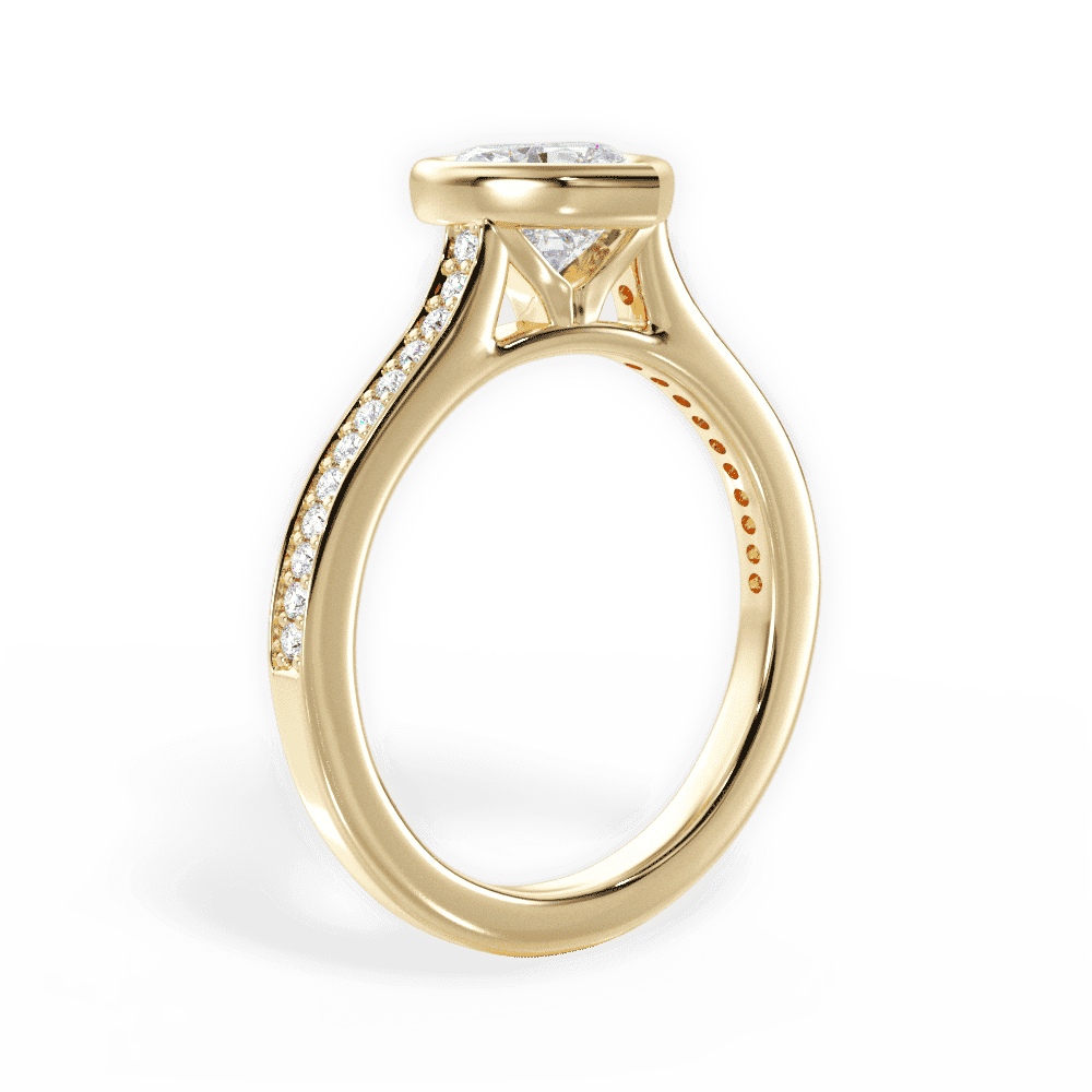 14kt Yellow Gold/18kt Yellow Gold/heart/front