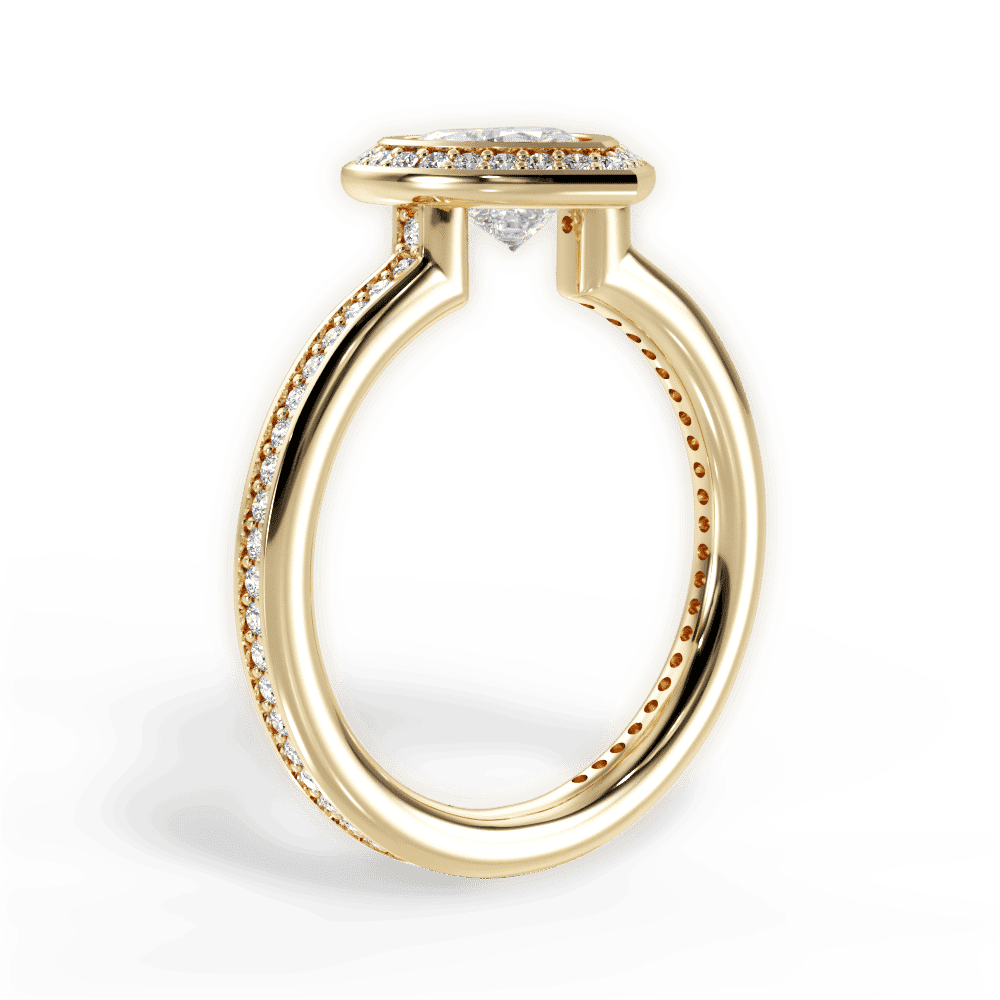 14kt Yellow Gold/18kt Yellow Gold/heart/front